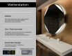 Runder Badspiegel mit LED Beleuchtung L114 #2