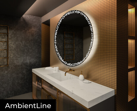 Runder Badspiegel mit LED Beleuchtung L115 #3