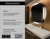 Runder Badspiegel mit LED Beleuchtung L116 #2