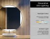 Runder Badspiegel mit LED Beleuchtung L116 #4