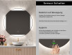 Runder Badspiegel mit LED Beleuchtung L116 #6