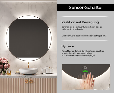 Runder Badspiegel mit LED Beleuchtung L116 #6