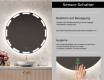 Runder Badspiegel mit LED Beleuchtung L117 #6