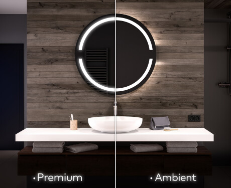Runder Badspiegel mit LED Beleuchtung L118 #1