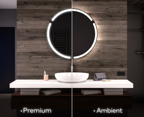 Runder Badspiegel mit LED Beleuchtung L119 #1