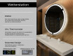 Runder Badspiegel mit LED Beleuchtung L119 #2