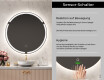 Runder Badspiegel mit LED Beleuchtung L119 #6