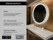 Runder Badspiegel mit LED Beleuchtung L122 #2