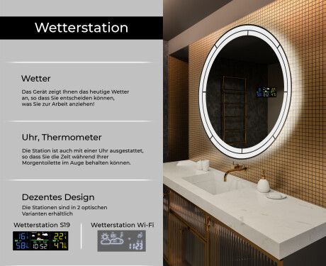 Runder Badspiegel mit LED Beleuchtung L122 #2