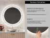 Runder Badspiegel mit LED Beleuchtung L122 #6