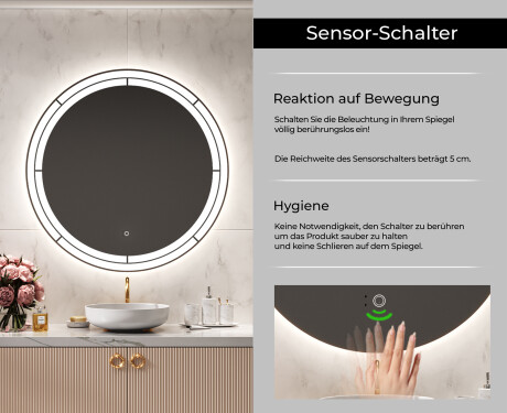 Runder Badspiegel mit LED Beleuchtung L122 #6