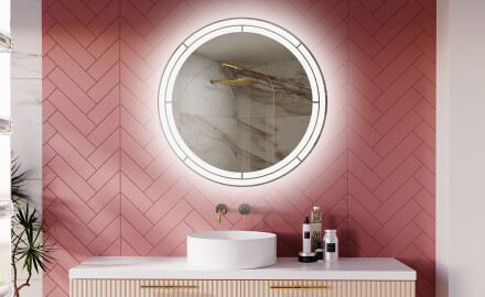 Runder Badspiegel mit LED Beleuchtung L122