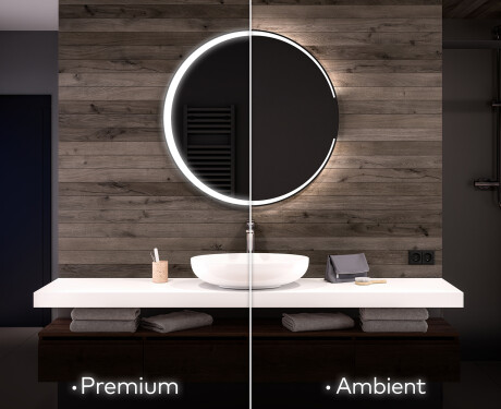 Runder Badspiegel mit LED Beleuchtung L123 #1