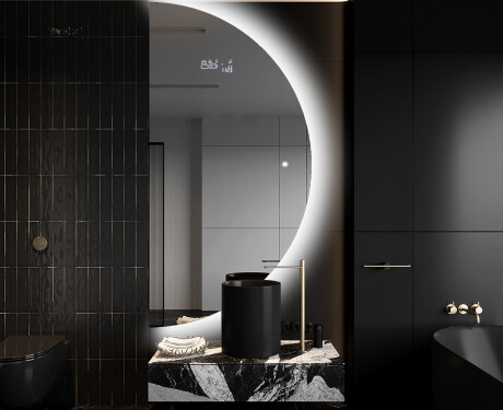 Unregelmäßige Spiegel angeschnitten mit LED A221 #9