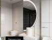 Runder Badspiegel angeschnitten mit LED beleuchting A223 #4