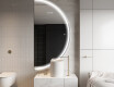 Runder Badspiegel angeschnitten mit LED beleuchting A223 #9