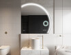 Runder Badspiegel angeschnitten mit LED beleuchting Q223 #10