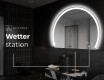 Runder Badspiegel angeschnitten mit LED beleuchting W222 #7