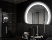 Runder Badspiegel angeschnitten mit LED beleuchting W222 #8