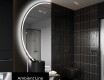 Runder Badspiegel angeschnitten mit LED beleuchting D223 #3