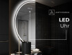 Runder Badspiegel angeschnitten mit LED beleuchting D223 #7