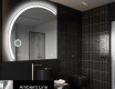 Runder Badspiegel angeschnitten mit LED beleuchting X222 #3