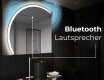 Runder Badspiegel angeschnitten mit LED beleuchting X222 #5