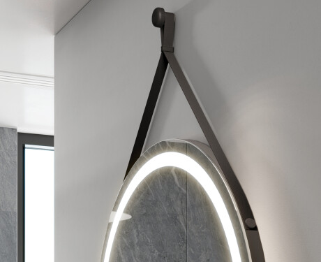 Spiegel rund zum Aufhängen mit Beleuchtung LED L98 #2