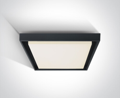 MOULKI Deckenleuchte 30 W, 3000 K, IP54, weiß