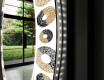Runder dekorativer Spiegel mit LED-Beleuchtung für das Wohnzimmer - Donuts #11