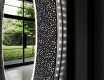 Runder dekorativer Spiegel mit LED-Beleuchtung für das Badezimmer - Dotts #11