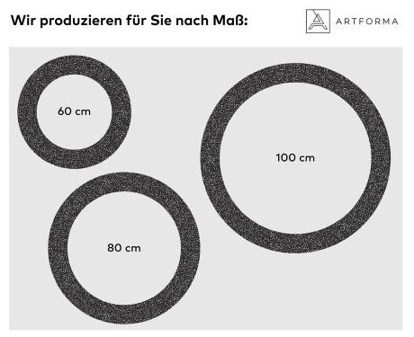 Runder dekorativer Spiegel mit LED-Beleuchtung für das Badezimmer - Dotts #2