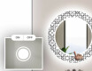 Runder dekorativer Spiegel mit LED-Beleuchtung für das Badezimmer - Industrial #4