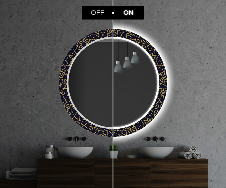 Spiegel Basic, rundum LED hinterleuchtet