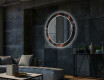 Runder dekorativer Spiegel mit LED-Beleuchtung für das Wohnzimmer - Dandelion #2