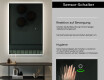 Großer Wandspiegel mit LED Beleuchtung L58 #6