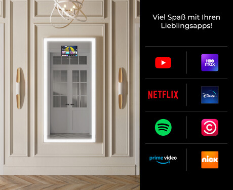 Großer Spiegel mit LED Beleuchtung L01 #2