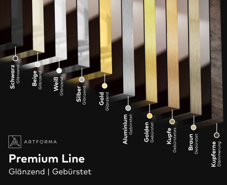 Großer Spiegel mit LED Beleuchtung L01 #5