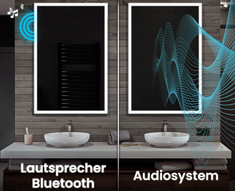 Großer Spiegel mit LED Beleuchtung L01 #7