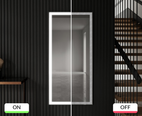 Großer Spiegel mit LED Beleuchtung L01 #9