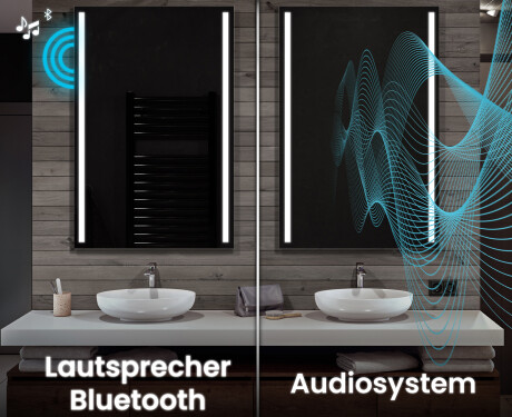 Großer Wandspiegel mit LED Beleuchtung L02 #7