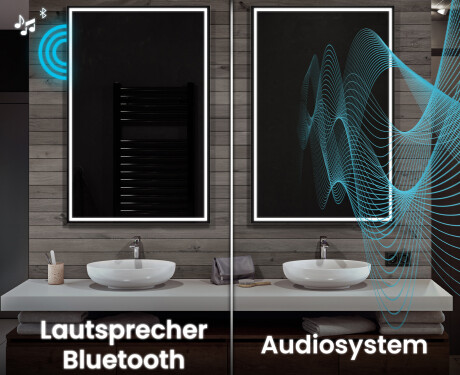Großer Wandspiegel mit LED Beleuchtung L49 #7