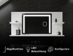 LED Spiegel mit Ablageflächen - L11 #7