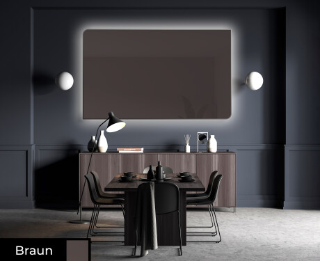 Abgerundet dekorativer spiegel Flur modern L173 #4