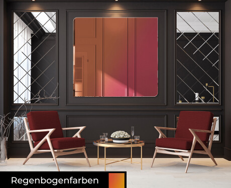 Abgerundet dekorativer spiegel Flur modern L173 #7