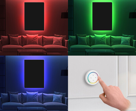 Abgerundet großer Wandspiegel L174 #11