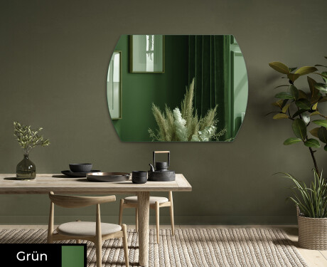 Abgerundet dekorativer spiegel Flur modern L177
