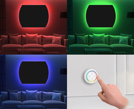 Abgerundet dekorativer spiegel Flur modern L177 #11