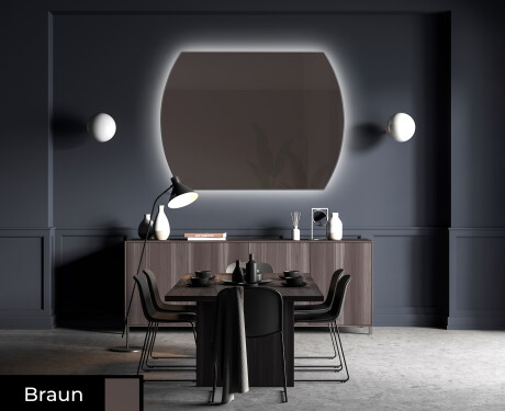 Abgerundet dekorativer spiegel Flur modern L177 #4