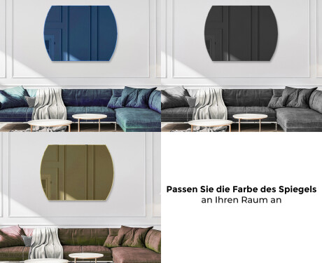 Abgerundet dekorativer spiegel Flur modern L177 #10